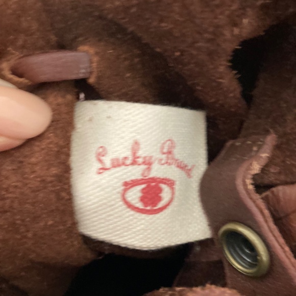 LUCKY BRAND LEATHER CROSSBODY FLORAL MOTIF BAG - Picture 5 of 10